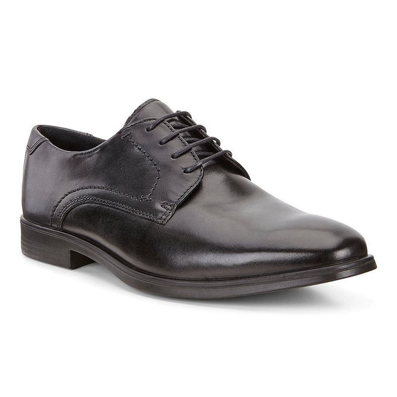 Men Business Ecco Melbourne - Business Shoe Black - India JMTHUD253